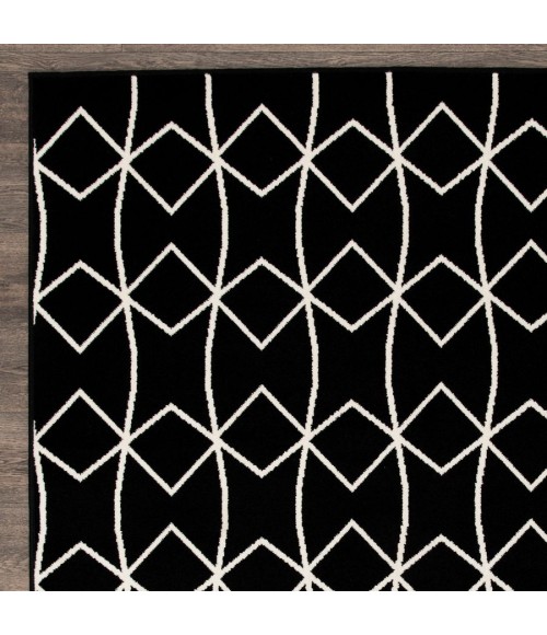 Loomaknoti Tecopa Tamariez Black/White ETR11BLW50 4 ft.  X 6 ft.  Rectangle Rug