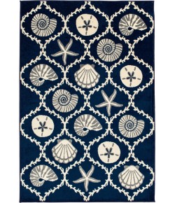 Central Oriental Trop Coastcoralati Sa/Sn Area Rug 5 ft. X 7 ft. 3 in. Rectangle