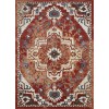 Loomaknoti Alsbrooke Zailorn Orange/Red EA006 6 ft. 7 in. X 9 ft. 2 in. Rectangle Rug