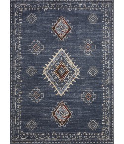 Loomaknoti Alsbrooke Temarnie Blue/Cream EA007 9 ft. 10 in. X 12 ft. 10 in. Rectangle Rug