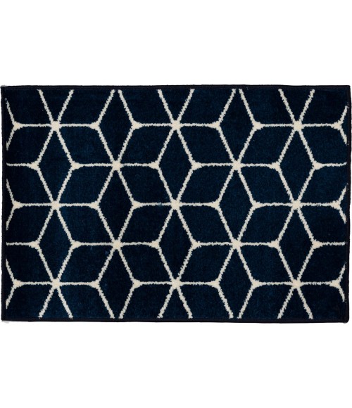Loomaknoti Tecopa Shamid Blue/White ETR09BWH08 2 ft.  X 3 ft.  Rectangle Rug