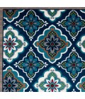 Loomaknoti Tecopa Turberry Blue/White Rug ETR16BWH08 2 ft. X 3 ft. Rectangle - Rugs Town Loomaknoti Tecopa Turberry Blue/White ETR16BWH08 2 ft. X 3 ft. Rectangle Rug