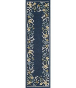 Central Oriental Haven Tian Bl/Gr Area Rug 2 ft. 3 in. X 7 ft. 6 in. Rectangle