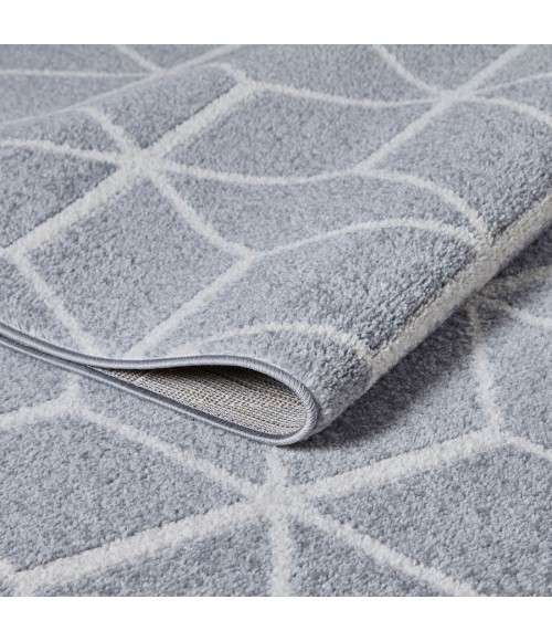 Loomaknoti Kissandrah Beraddo Gray/Cream EKI003 4 ft. X 6 ft. Rectangle Rug