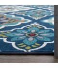 Loomaknoti Tecopa Turberry Blue/White Rug ETR16BWH08 2 ft. X 3 ft. Rectangle - Rugs Town Loomaknoti Tecopa Turberry Blue/White ETR16BWH08 2 ft. X 3 ft. Rectangle Rug