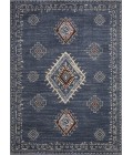 Loomaknoti Alsbrooke Temarnie Blue/Cream EA007 6 ft. 7 in. X 9 ft. 2 in. Rectangle Rug