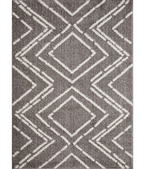 Loomaknoti Vemoa Armeley Gray/Cream EV004 7 ft. 10 in. X 9 ft. 10 in. Rectangle Rug