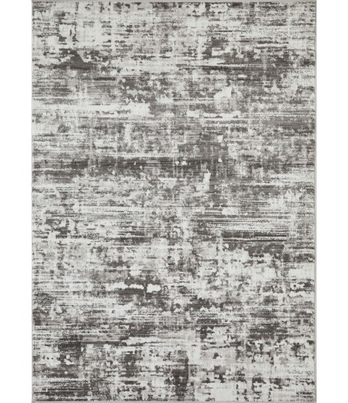 Loomaknoti Rhane Akason Gray/Cream ER009 5 ft. 3” X 7 ft. 3” Rectangle Rug