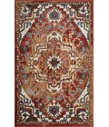 Loomaknoti Alsbrooke Zailorn Orange/Red EA006 3 ft. 3 in. X 5 ft. 3 in. Rectangle Rug
