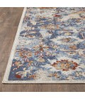 Loomaknoti Alsbrooke Amibell Blue/Cream EA002 7 ft. 10 in. X 9 ft. 10 in. Rectangle Rug