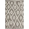 Loomaknoti Vemoa Avonako Gray/Cream EV003 3 ft. 3 in. X 5 ft. 3 in. Rectangle Rug