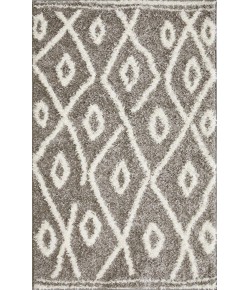 Loomaknoti Vemoa Avonako Gray/Cream EV003 3 ft. 3 in. X 5 ft. 3 in. Rectangle Rug