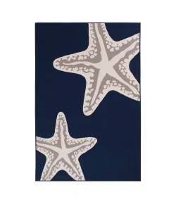Central Oriental Tribut Sea Star Area Rug 7 ft. 10 in. X 9 ft. 10 in. Rectangle