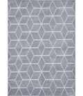 Loomaknoti Kissandrah Beraddo Gray/Cream EKI003 5 ft. 3 in. X 7 ft. 3 in. Rectangle Rug