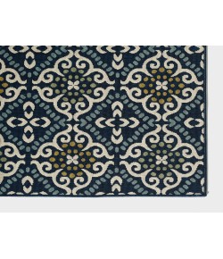 Central Oriental Haven Ilorin Bl/Or Area Rug 6 ft. 7 in. X 9 ft. 6 in. Rectangle