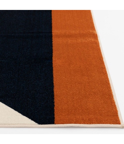 Loomaknoti Tecopa Trimvora Blue/White ETR19BWH65 7 ft. 10 in. X 9 ft. 10 in. Rectangle Rug