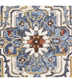 Loomaknoti Alsbrooke Zailorn Blue/Cream EA006 9 ft. 10 in. X 12 ft. 10 in. Rectangle Rug