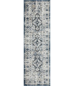 Loomaknoti Kehleigh Avelanz Blue/Cream EK014 2 ft. X 6 ft. 7 in. Rectangle Rug