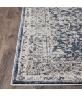 Loomaknoti Kehleigh Oviel Blue/Cream EK013 2 ft. X 6 ft. 7 in. Rectangle Rug