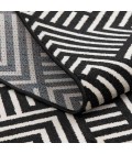 Loomaknoti Tecopa Trenten Black/White Rug ETR12BLW85 9 ft. 10 in. X 12 ft. 10 in. Rectangle - Rugs Town Loomaknoti Tecopa Trenten Black/White ETR12BLW85 9 ft. 10 in. X 12 ft. 10 in. Rectangle Rug