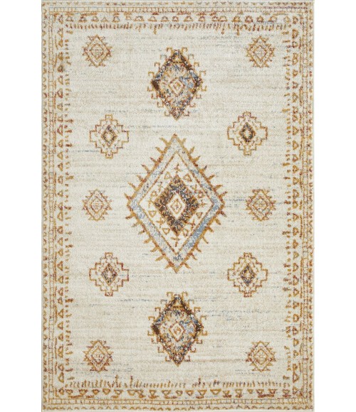 Loomaknoti Alsbrooke Temarnie Cream/Beige EA007 4 ft. X 6 ft. Rectangle Rug