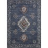 Loomaknoti Alsbrooke Temarnie Blue/Cream EA007 6 ft. 7 in. X 9 ft. 2 in. Rectangle Rug