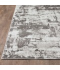 Loomaknoti Rhane Vearali Gray/Cream ER002 9 ft. 10 in. X 12 ft. 10 in. Rectangle Rug