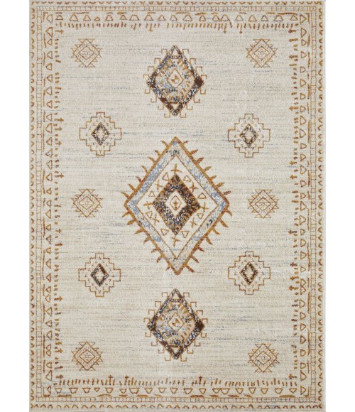 Loomaknoti Alsbrooke Temarnie Cream/Beige EA007 7 ft. 10 in. X 9 ft. 10 in. Rectangle Rug