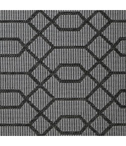 Loomaknoti Breyleigh Chendler Gray/Gray EB001 5 ft. 3 in. X 7 ft. 3 in. Rectangle Rug