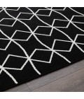 Loomaknoti Tecopa Tamariez Black/White ETR11BLW50 4 ft.  X 6 ft.  Rectangle Rug
