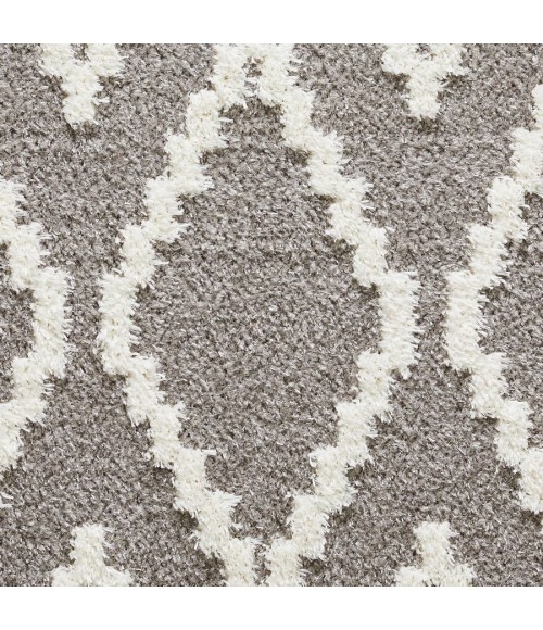 Loomaknoti Vemoa Aslayn Gray/Cream EV002 5 ft. 3” X 7 ft. 3” Rectangle Rug