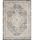 Loomaknoti Kehleigh Abagail Blue/Cream EK002 7 ft. 10 in. X 9 ft. 10 in. Rectangle Rug