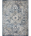 Loomaknoti Kehleigh Osdorn Blue/Cream EK009 7 ft. 10 in. X 9 ft. 10 in. Rectangle Rug