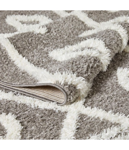 Loomaknoti Vemoa Avonako Gray/Cream EV003 3 ft. 3” X 5 ft. 3” Rectangle Rug