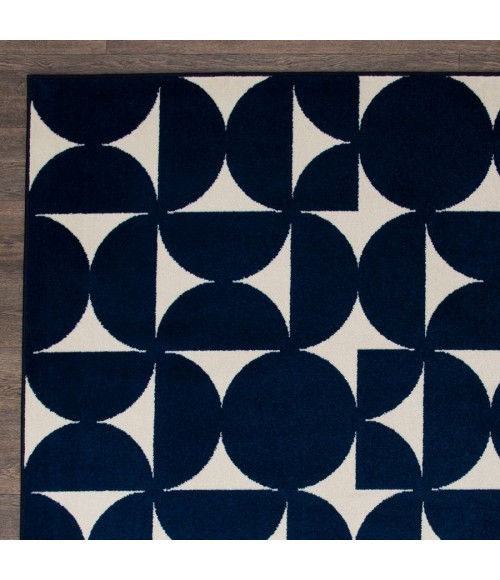 Loomaknoti Tecopa Sevella Blue/White Rug ETR07BWH20 3 ft. 3” X 5 ft. 3” Rectangle - Rugs Town Loomaknoti Tecopa Sevella Blue/White ETR07BWH20 3 ft. 3” X 5 ft. 3” Rectangle Rug