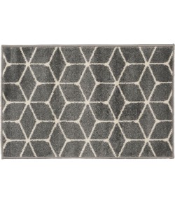 Loomaknoti Tecopa Shamid Gray/White ETR09GRW50 4 ft. X 6 ft. Rectangle Rug