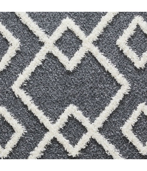 Loomaknoti Vemoa Adeta Blue/Cream EV001 5 ft. 3” X 7 ft. 3” Rectangle Rug