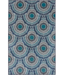 Loomaknoti Tecopa Ferley Blue/Green ETR04GB60 6 ft. 7 in. X 9 ft. 2 in. Rectangle Rug