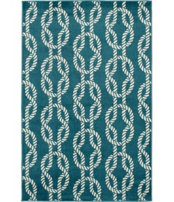 Central Oriental Trop Nautlife Sa/Sn Area Rug 6 ft. 7 in. X 9 ft. 6 in. Rectangle