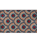 Loomaknoti Tecopa Ferley Blue/Red Rug ETR04BRE50 4 ft. X 6 ft. Rectangle - Rugs Town Loomaknoti Tecopa Ferley Blue/Red ETR04BRE50 4 ft. X 6 ft. Rectangle Rug