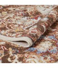 Loomaknoti Alsbrooke Amibell Brown/Red EA002 9 ft. 10 in. X 12 ft. 10 in. Rectangle Rug