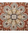Loomaknoti Malanie Charler Red/Beige EM002 2 ft. X 3 ft. Rectangle Rug