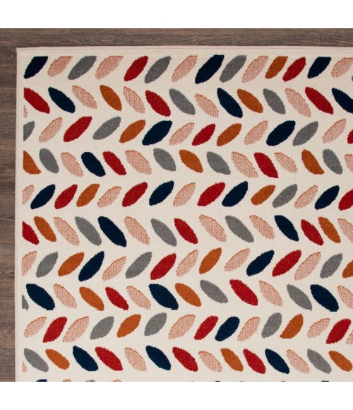 Loomaknoti Tecopa Trenity Pink/White Rug ETR13PKW60 6 ft. 7” X 9 ft. 2” Rectangle - Rugs Town Loomaknoti Tecopa Trenity Pink/White ETR13PKW60 6 ft. 7” X 9 ft. 2” Rectangle Rug