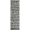 Loomaknoti Vemoa Avonako Blue/Cream EV003 2 ft. X 6 ft. 7 in. Rectangle Rug