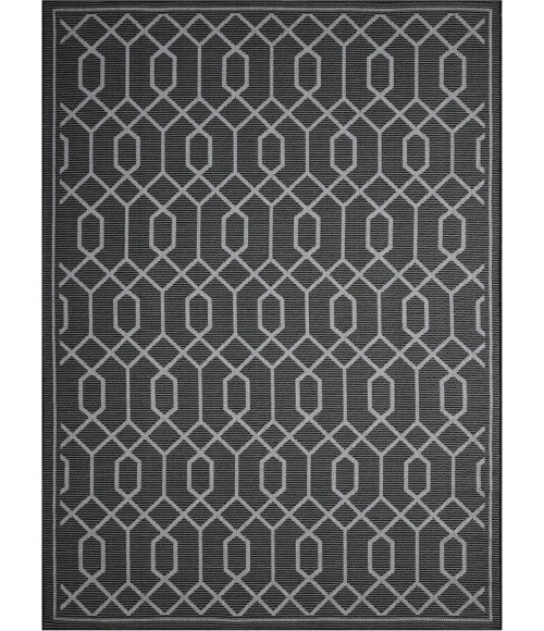 Loomaknoti Breyleigh Chendler Gray/Gray EB001 9 ft. 10 in. X 12 ft. 10 in. Rectangle Rug