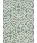Loomaknoti Breyleigh Calitrah Cream/Green EB005 7 ft. 10 in. X 9 ft. 10 in. Rectangle Rug