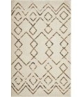 Loomaknoti Taytum Rocey White/Gray ET001 3 ft. 3 in. X 5 ft. 3 in. Rectangle Rug