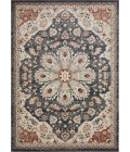Loomaknoti Malanie Charler Blue/Beige EM002 9 ft. 10 in. X 12 ft. 10 in. Rectangle Rug