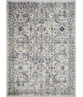 Loomaknoti Kehleigh Otindas Cream/Blue EK010 7 ft. 10 in. X 9 ft. 10 in. Rectangle Rug