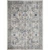 Loomaknoti Kehleigh Otindas Cream/Blue EK010 9 ft. 10 in. X 12 ft. 10 in. Rectangle Rug